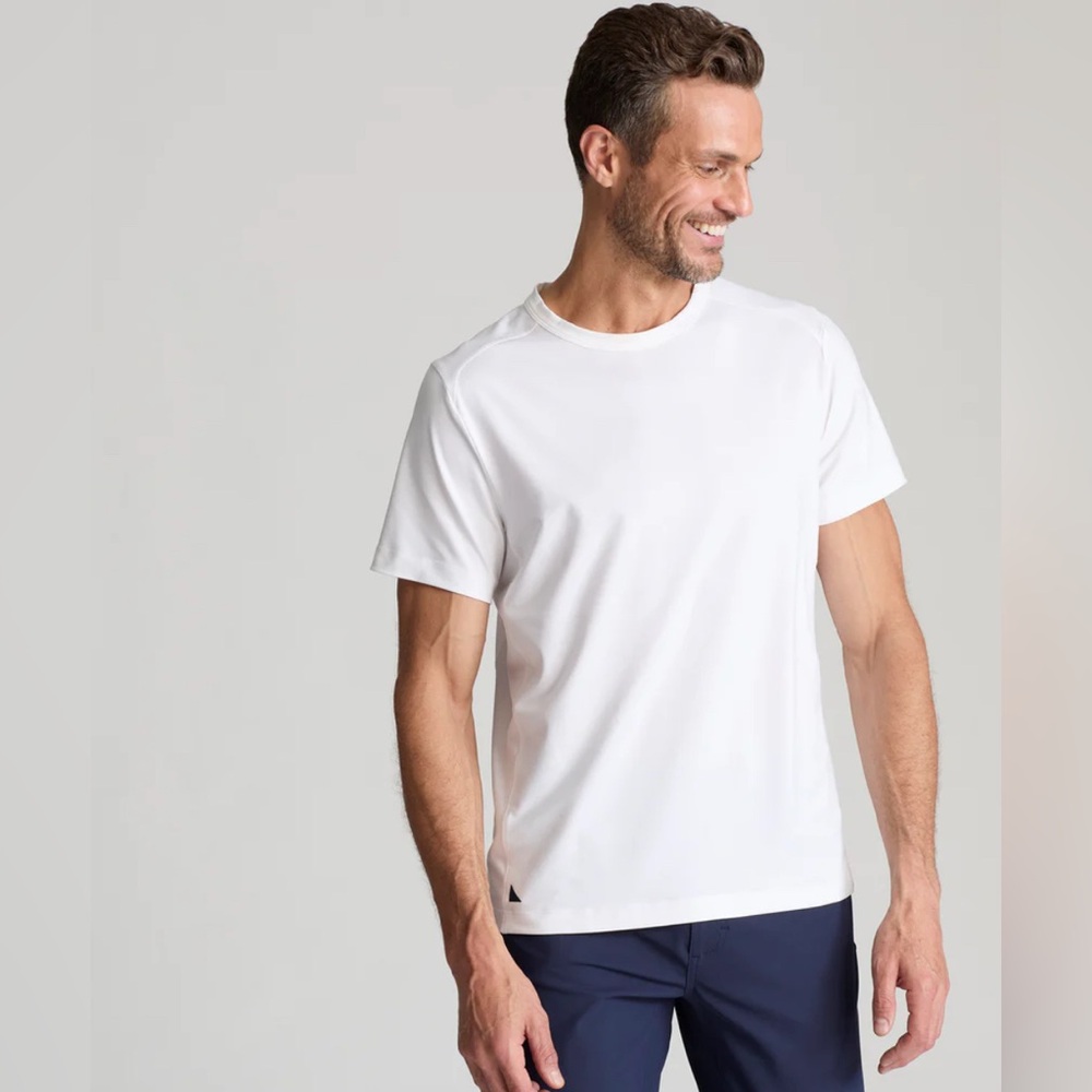 UNTUCKit Performance Tee Men’s XXL White Active Moisture Wicking